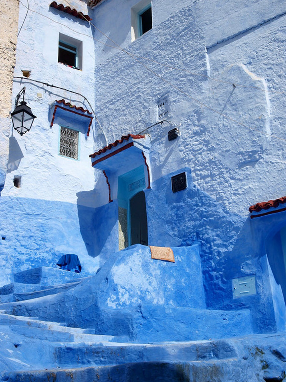 Синий город!