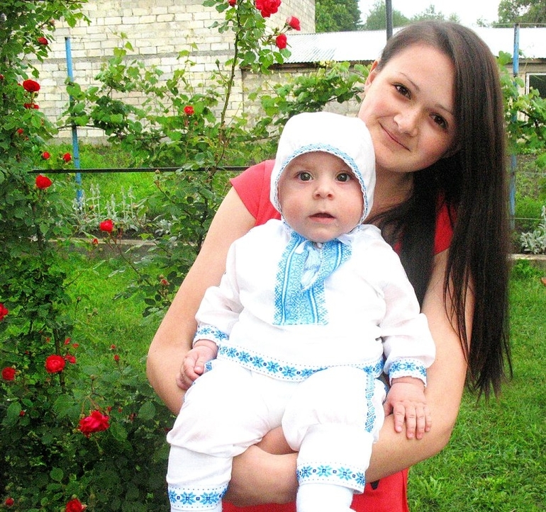 Вышыванка сшита для племянника..)