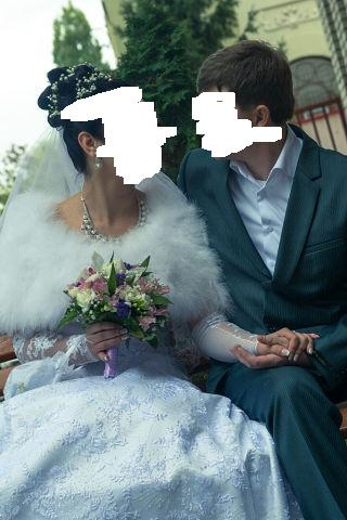 Продам белоснежное свадебное платье