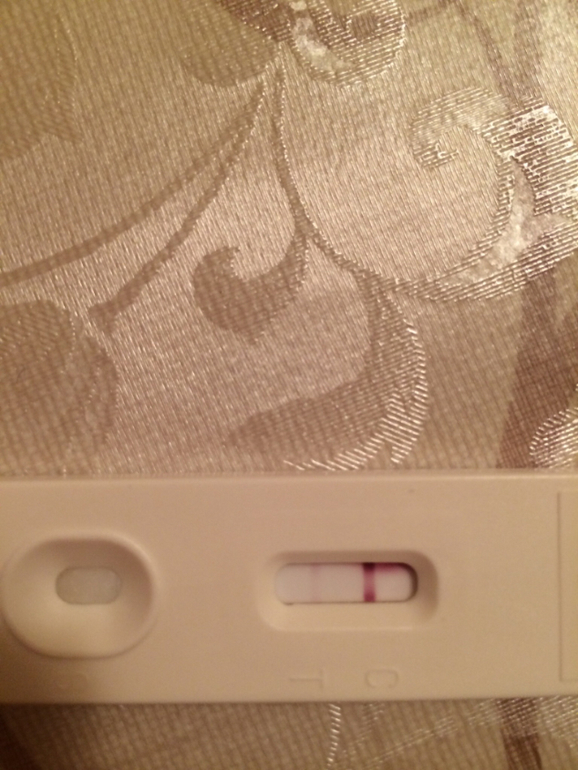 Слабая вторая полоска...