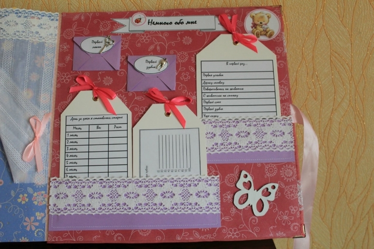 Альбом для малышки "Первый год жизни")