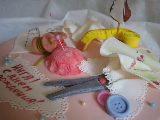 Торт для дизайнера одежды