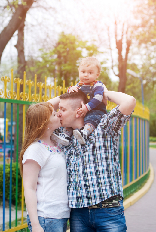 Первая семейная фотосессия втроем (оочень много фото)
