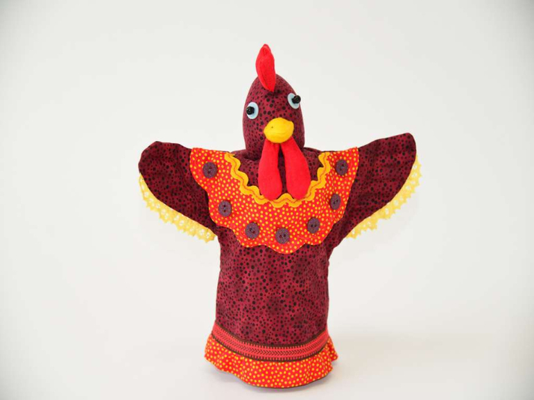 Кукольный театр на руку Жираф , Солнышко , Лев , Лягушка , Курочка .