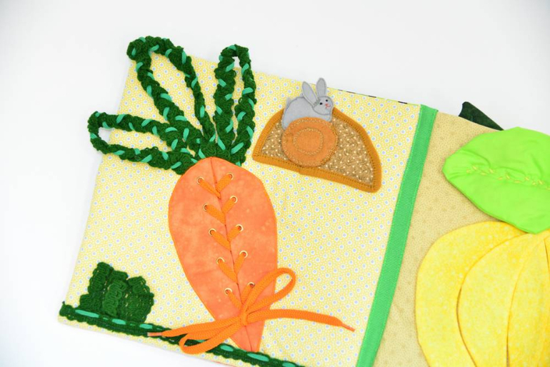 Развивающая книжка ОВОЩИ