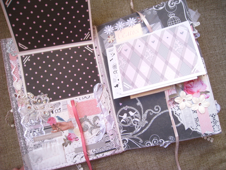 Красивый и элегантный свадебный альбом ручной работы! Продается!