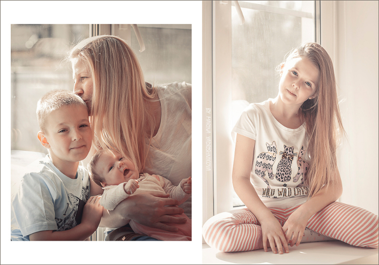 Таня, Саша, Денис и малышка Лерочка