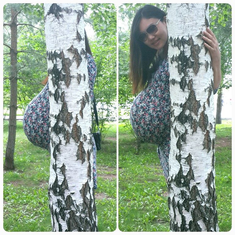 37 и 5. Идем сдаваться в роддом. Фото пуза)))