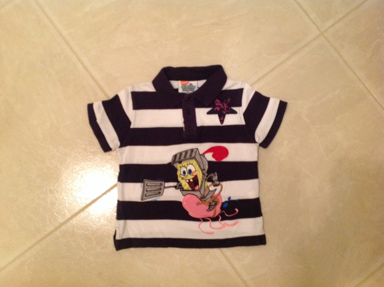 Рубашка Spongebob, 3-4 г, 350 р.