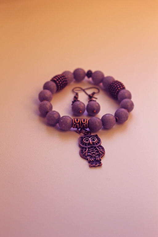 Браслет+серьги из Агата!