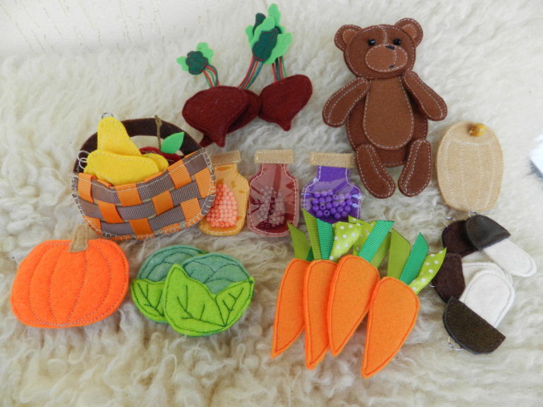 Развивающая книжка про мишку