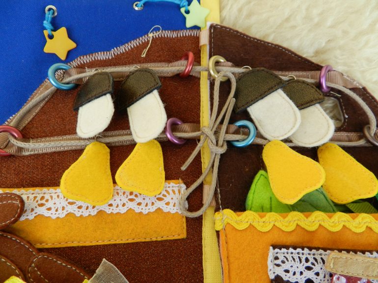 Развивающая книжка про мишку