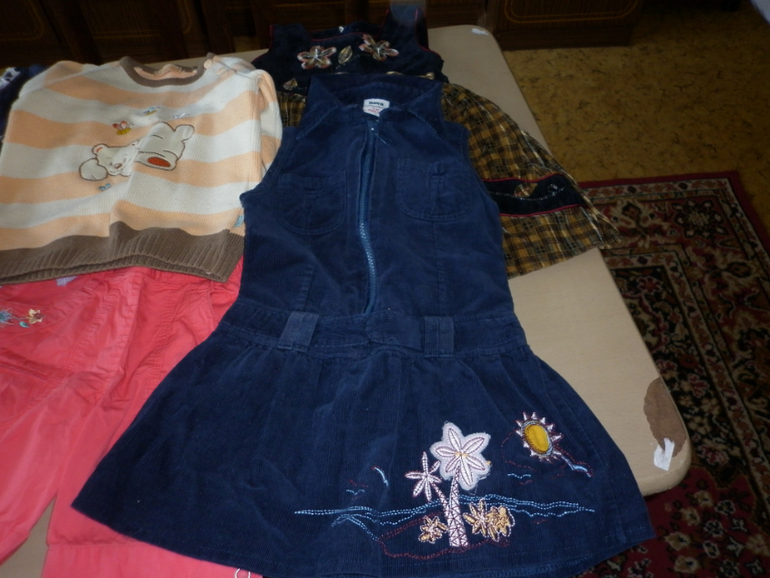 пакет вещей для девочки 98-104 см