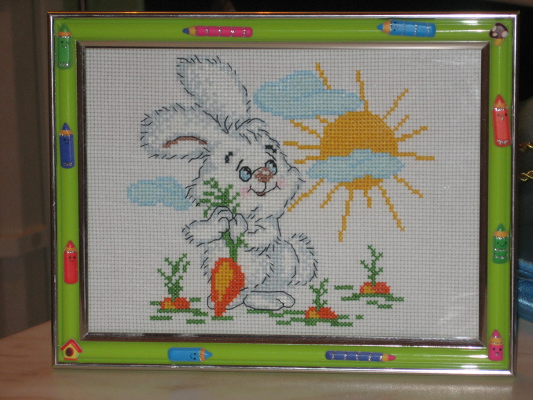 "Зайка на грядке" от фирмы "М.П.Студия".