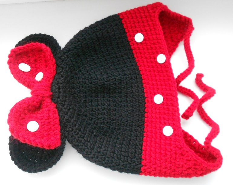 шапочка минни маус