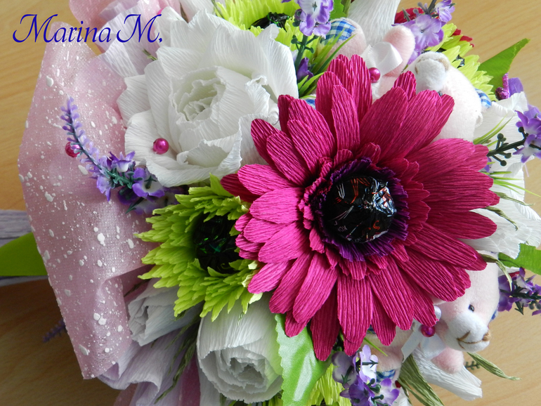 Два ручных букетика!
