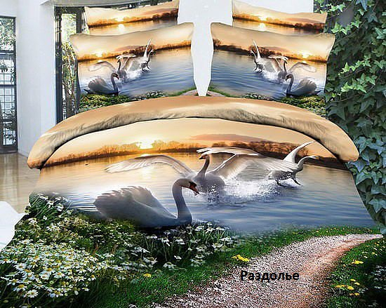 Постельное белье 3D графика от производителя!!!