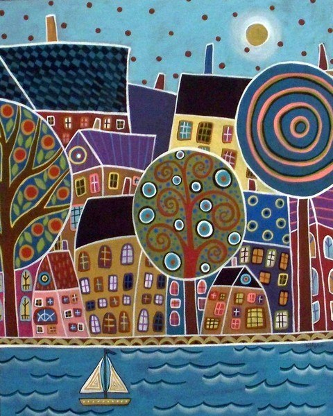 Наивная живопись Карлы Жерар