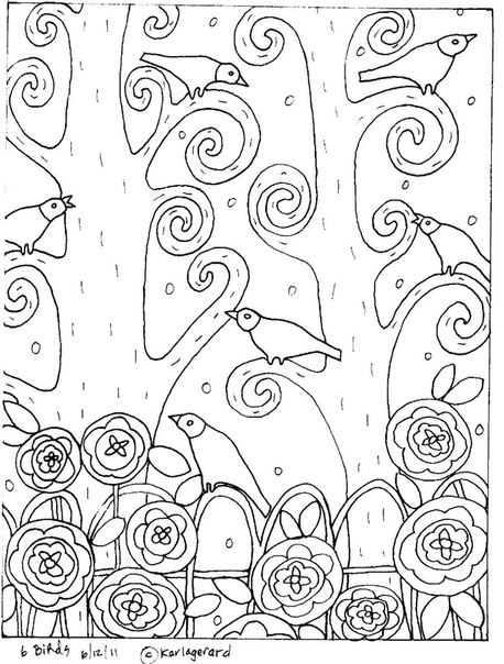 Наивная живопись Карлы Жерар