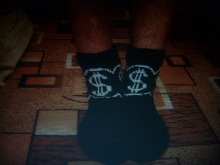 Носочки для мужа .