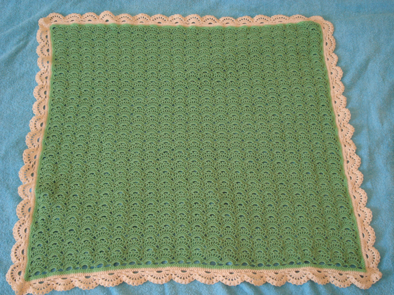 А на выписку связала плед: