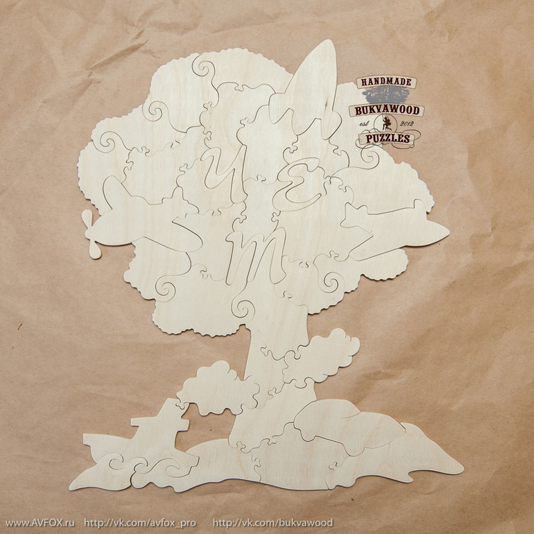 Классическое Дерево Пожеланий Пазл.