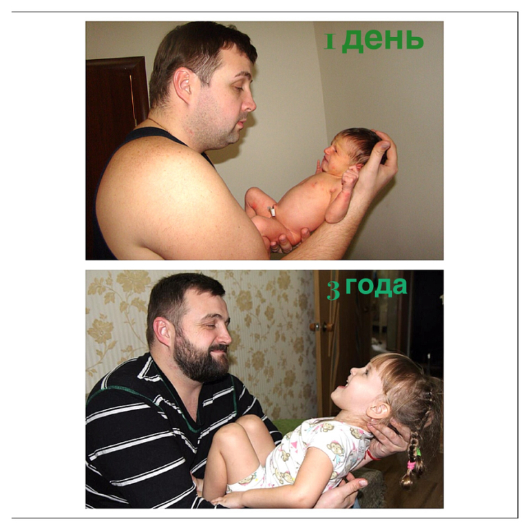 Божене и Таис 3 года.