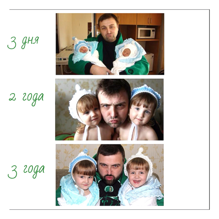 Божене и Таис 3 года.