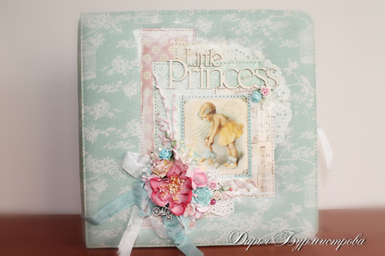 Шебби-альбомчик для малышки