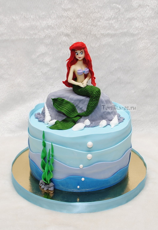 Торт с Русалочкой