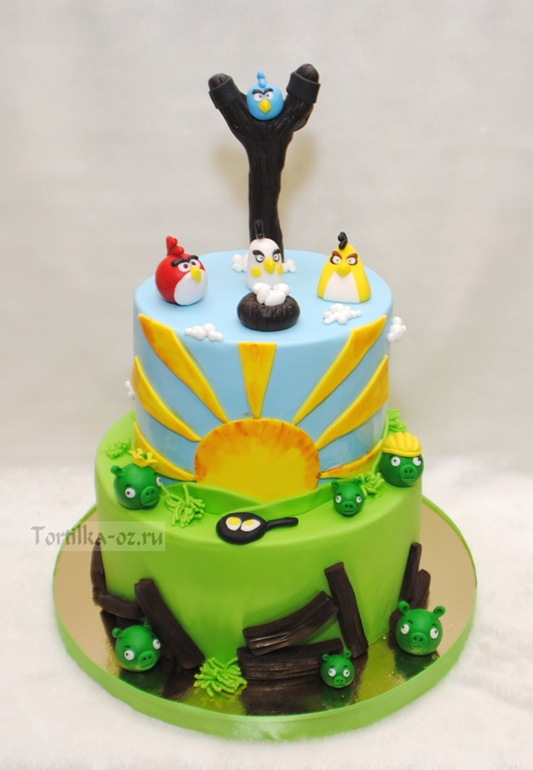 Торт Энгри Бёрдз