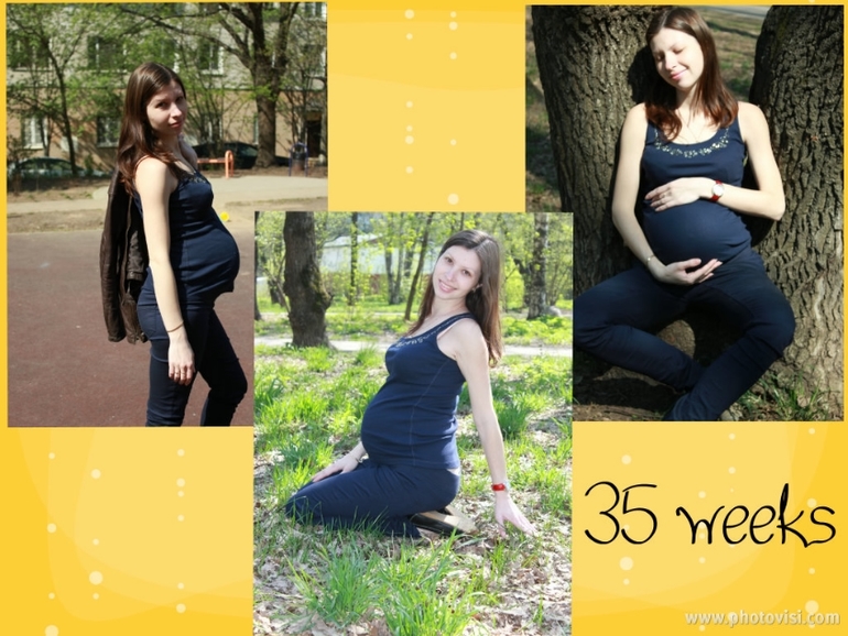 Почти 35 недель, наши новости =)