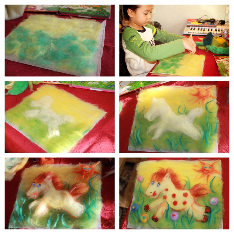 Шерстяная акварель