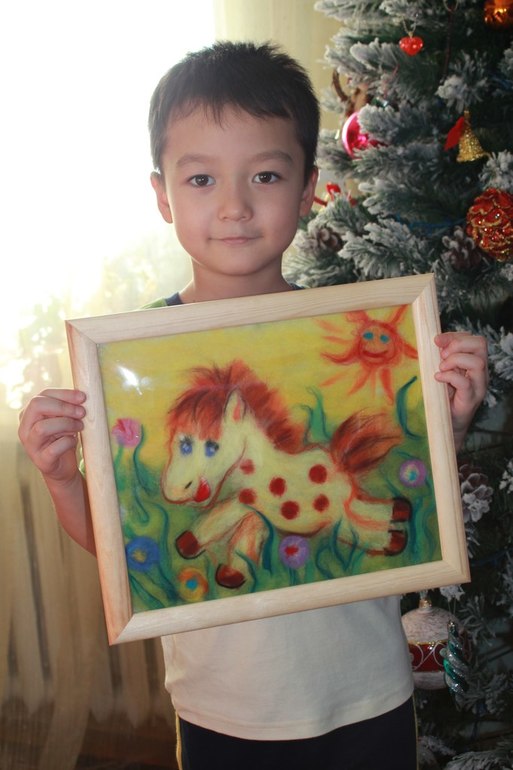 Шерстяная акварель