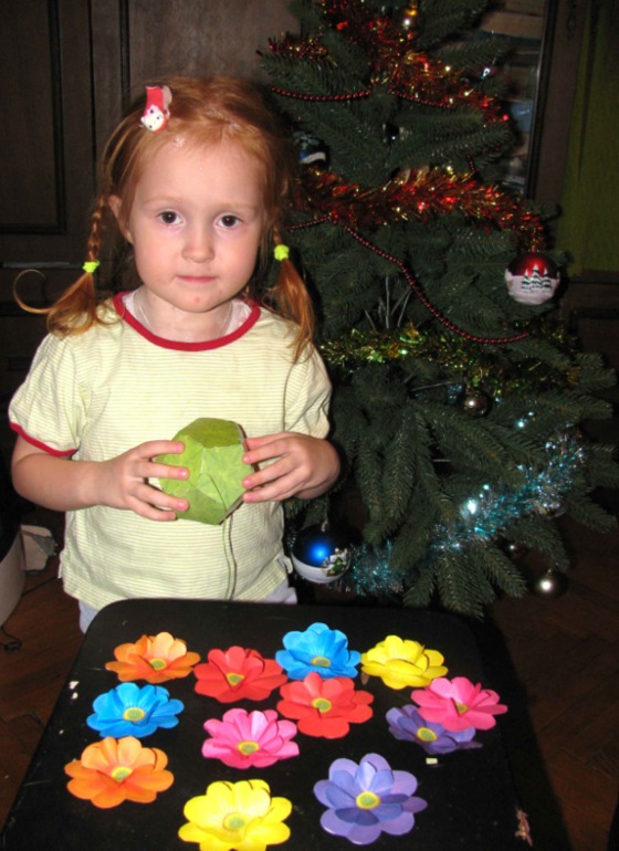 и мы на больничном увлекались аппликацией