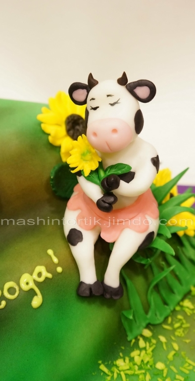 Коровки в подсолнухах