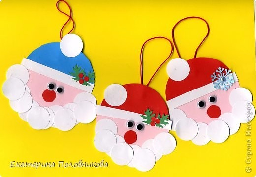 Детские поделки новогодние своими руками