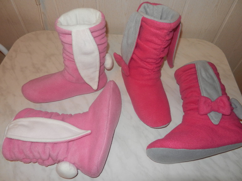 Тапки - балетки для мамы и её детки ... и ещё ...