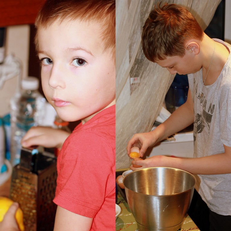 Лимонно-миндальный торт