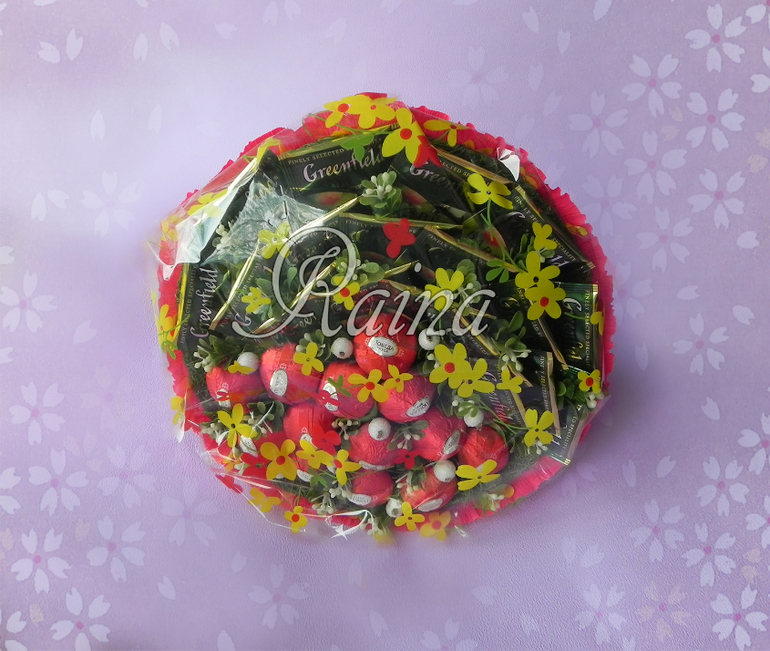 Чайно-конфетные букеты.