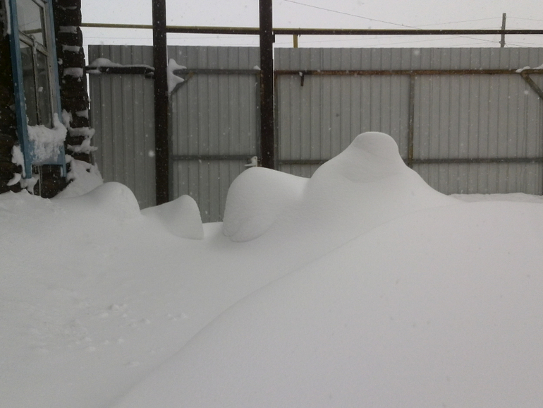 А у нас снова зима