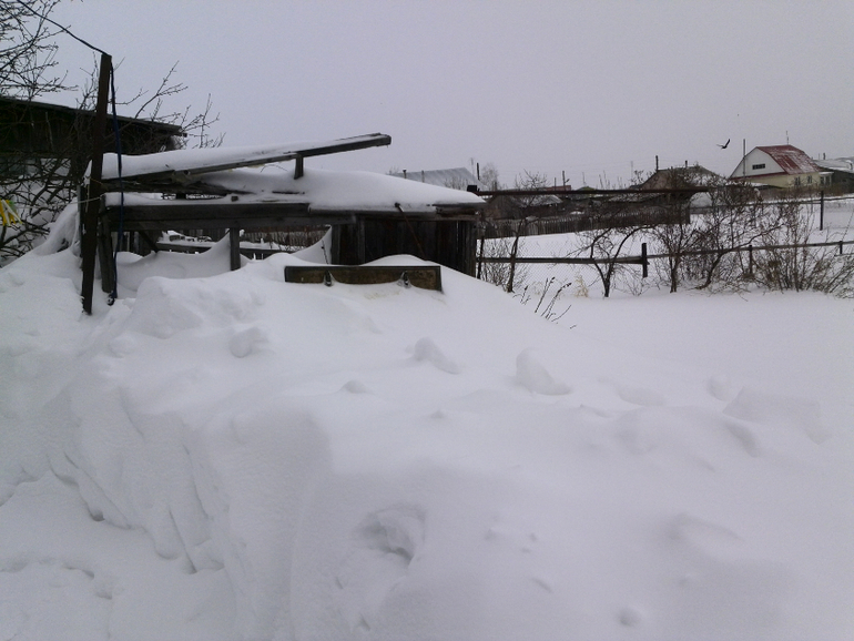 А у нас снова зима