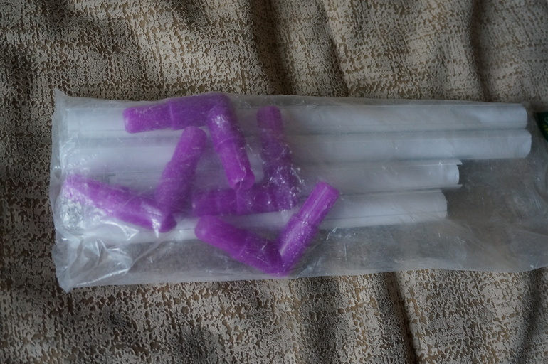 А вот и моя посылочка, довольна, как хомяк