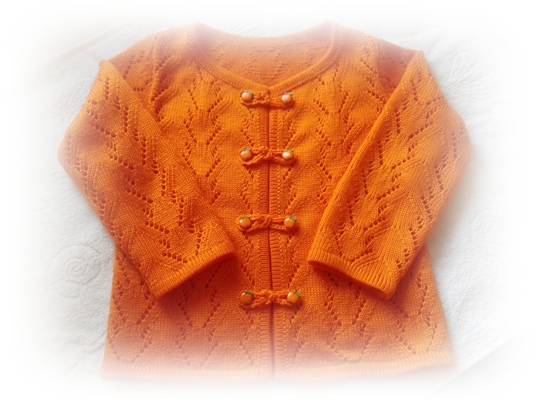 Кардиган "Оранжевое солнце"