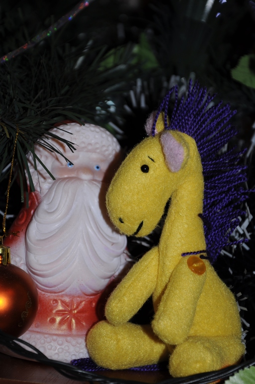 Символ года ... у нас Жёлтая лошадь