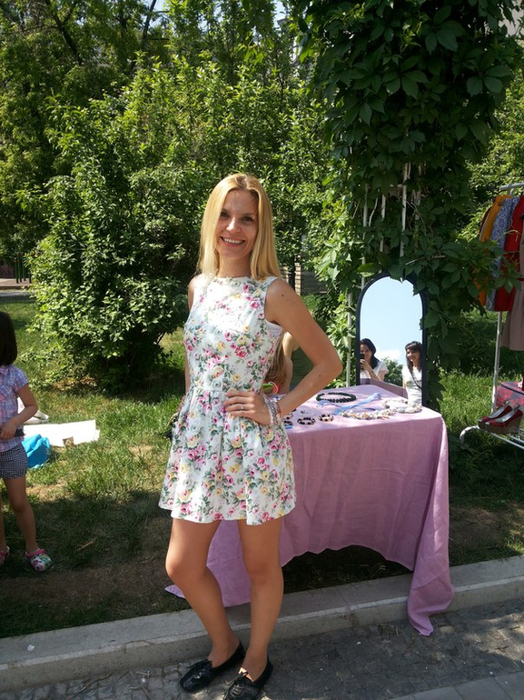 наша выставка с Олечкой!