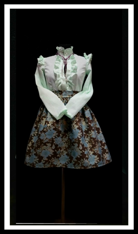 Новая юбочка!Ментоловый каприз!