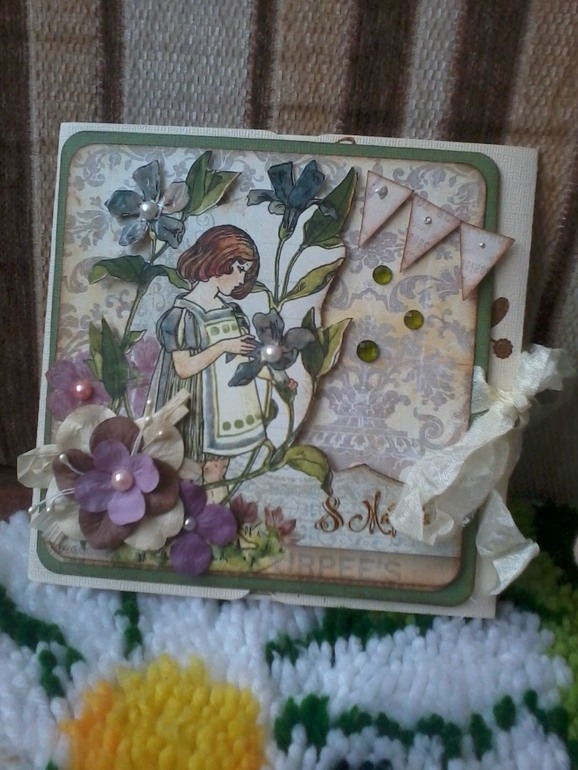 Моя первая открыточка ...