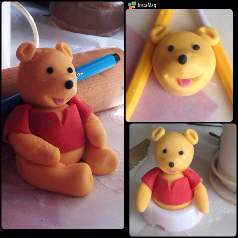 Мои первые фигурки из мастики)