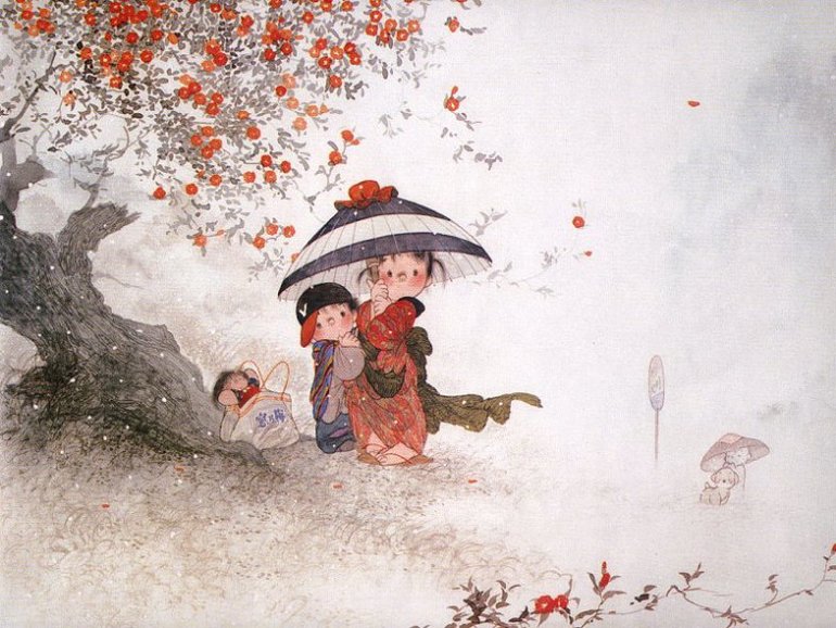 Японский иллюстратор Nakashima Kiyoshi